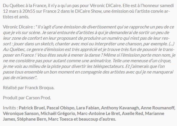 DiCaire Show - Mardi 01 Novembre  2016 - France 2 Cb6bP-UWAAEc4mK