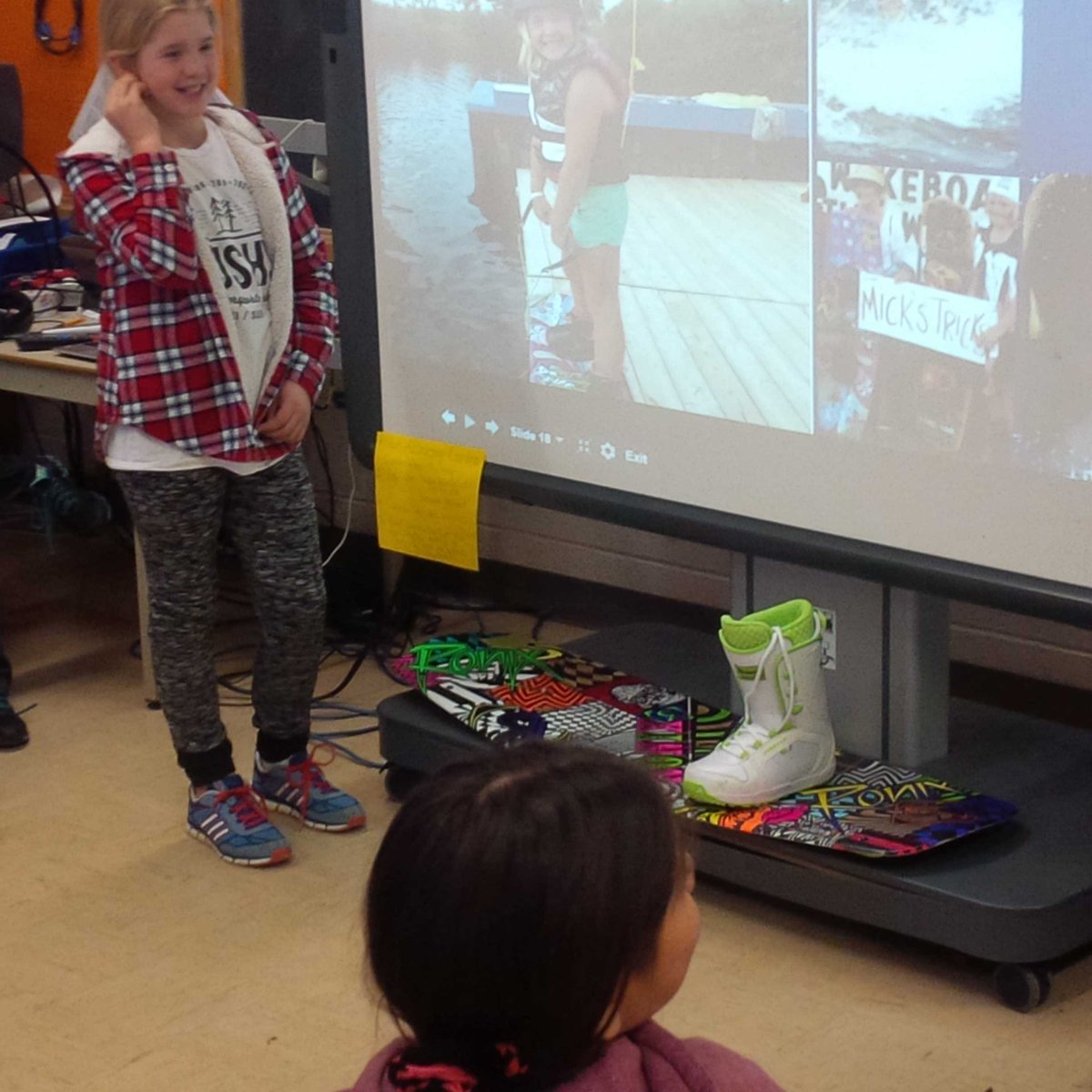 CS_Pinkney's tweet photo. Learn about + share her summer passion in mid of winter! Who wouldn't want 2 do this?! #wakeboardingpro #geniushour https://t.co/SHUuyhzc93