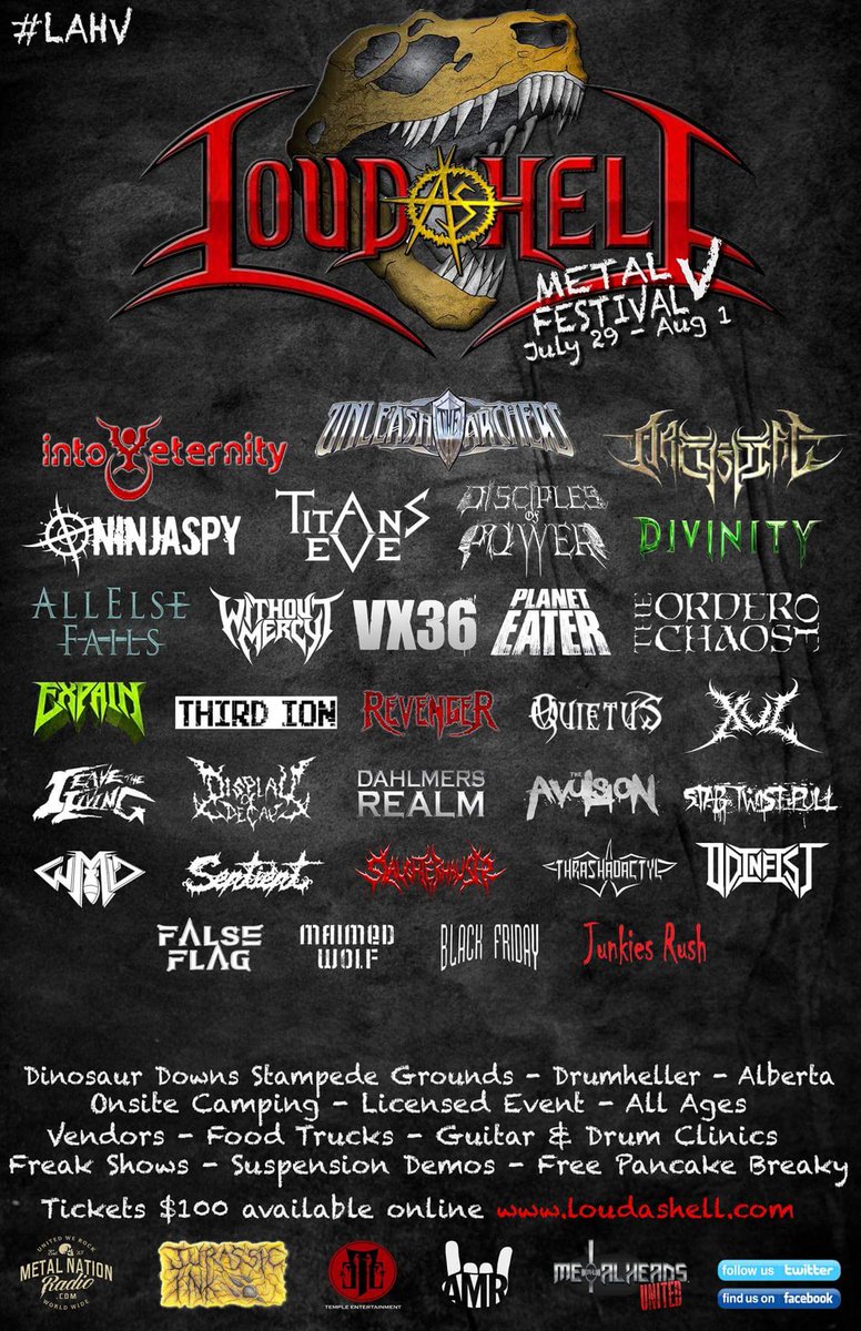 falseflag333's tweet image. Stoked to annouce that we are playing Loud As Hell Metal Festival this year!  #LAHV