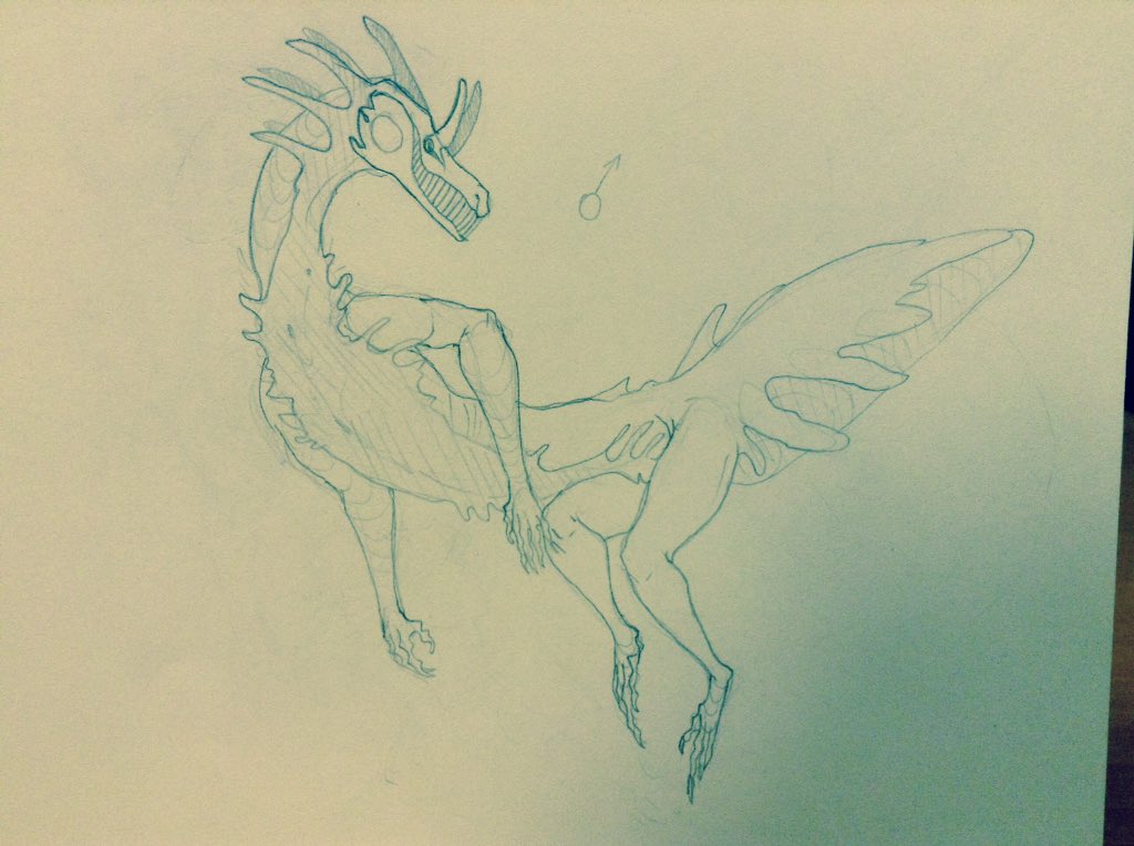 LlithiumElza's tweet photo. #Traditional_art #dragon https://t.co/bxkSO6P54l