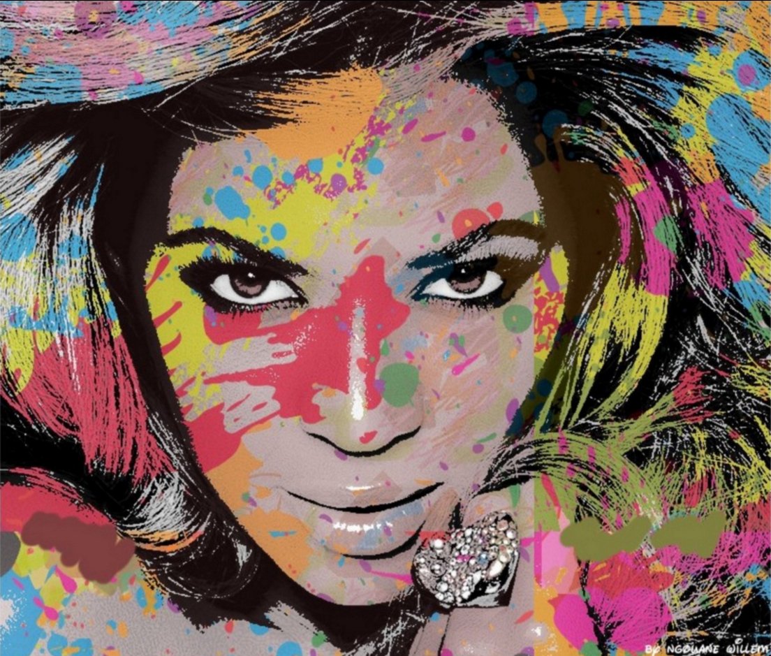 "Beyoncé" by artist Willem Ngouane   Limited edition prints here: goo.gl/5OaDul