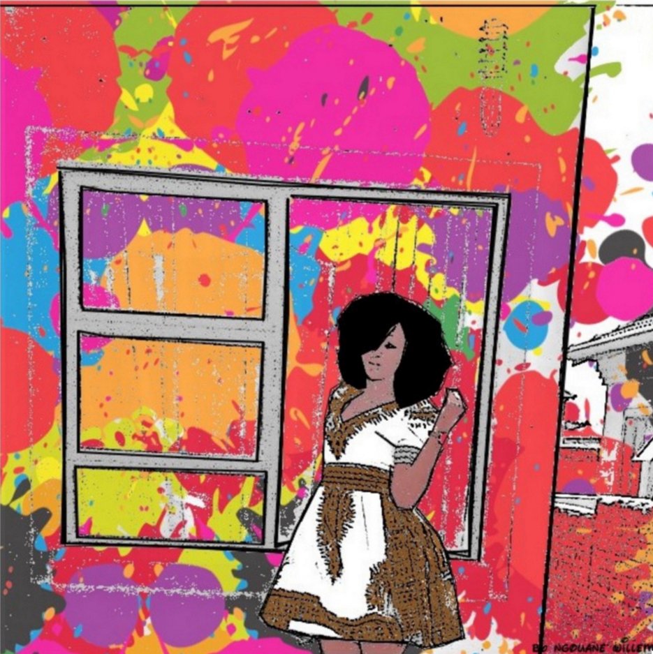 "Dashik" by #artist Willem Ngouane     Limited edition #prints: goo.gl/qxibh4