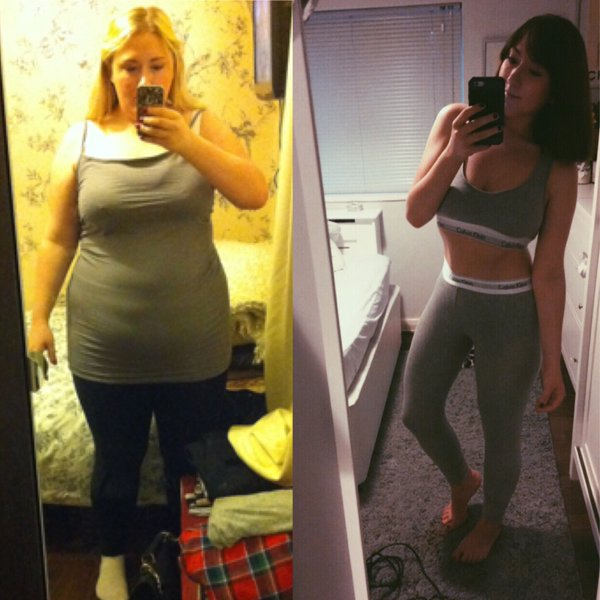 SlimmingWorld's tweet photo. When we saw this pic we just had to share! Leah has a stunning 6st 7lbs #weightloss, wow! #transformationTuesday https://t.co/Zu4C2pr3H5