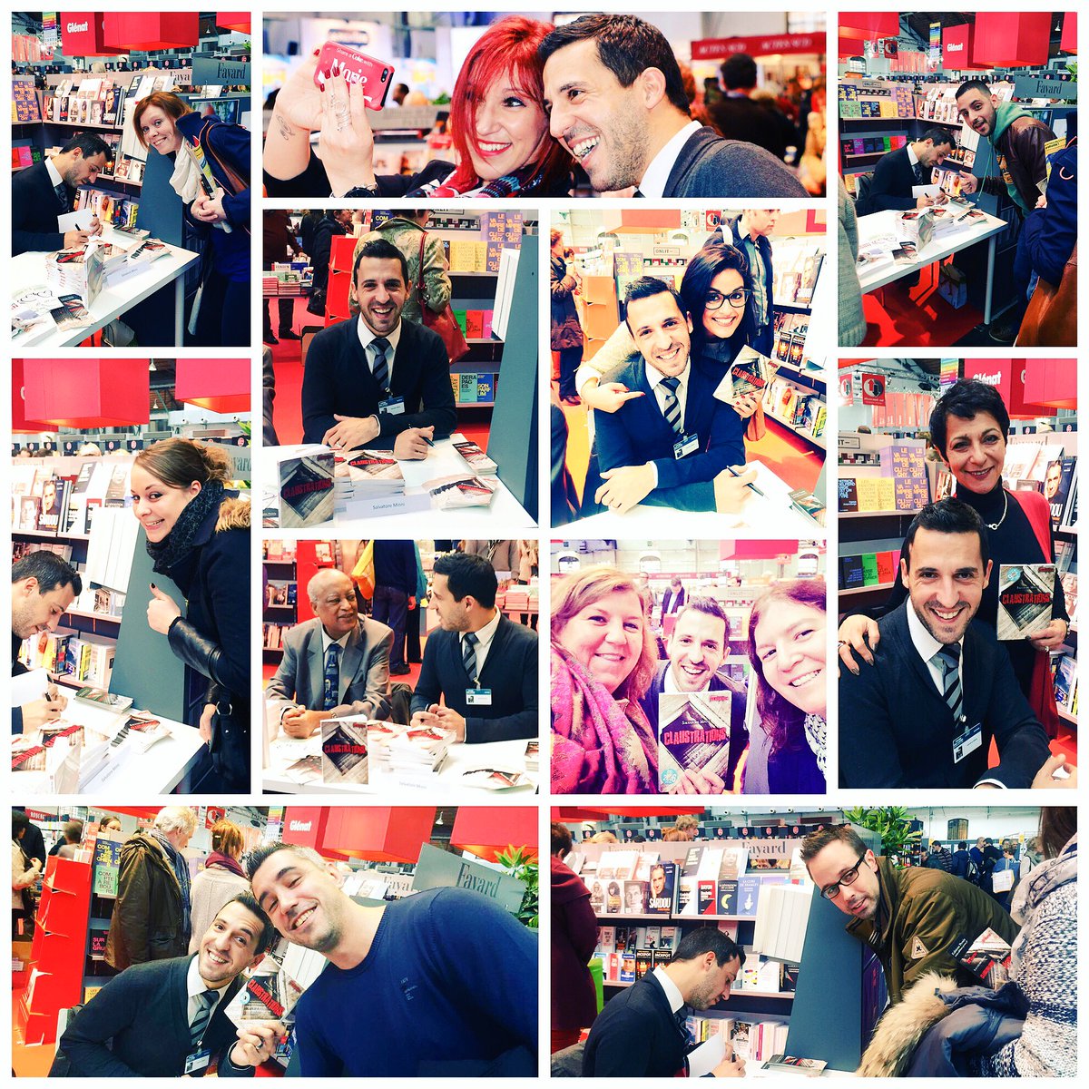 Sal_Min13's tweet photo. Un moment inoubliable... 😍 #FLB2016 #claustrations #MardiConseil #RT #auteur #lecteurs #Bruxelles #heureux https://t.co/kWIqm0yp12