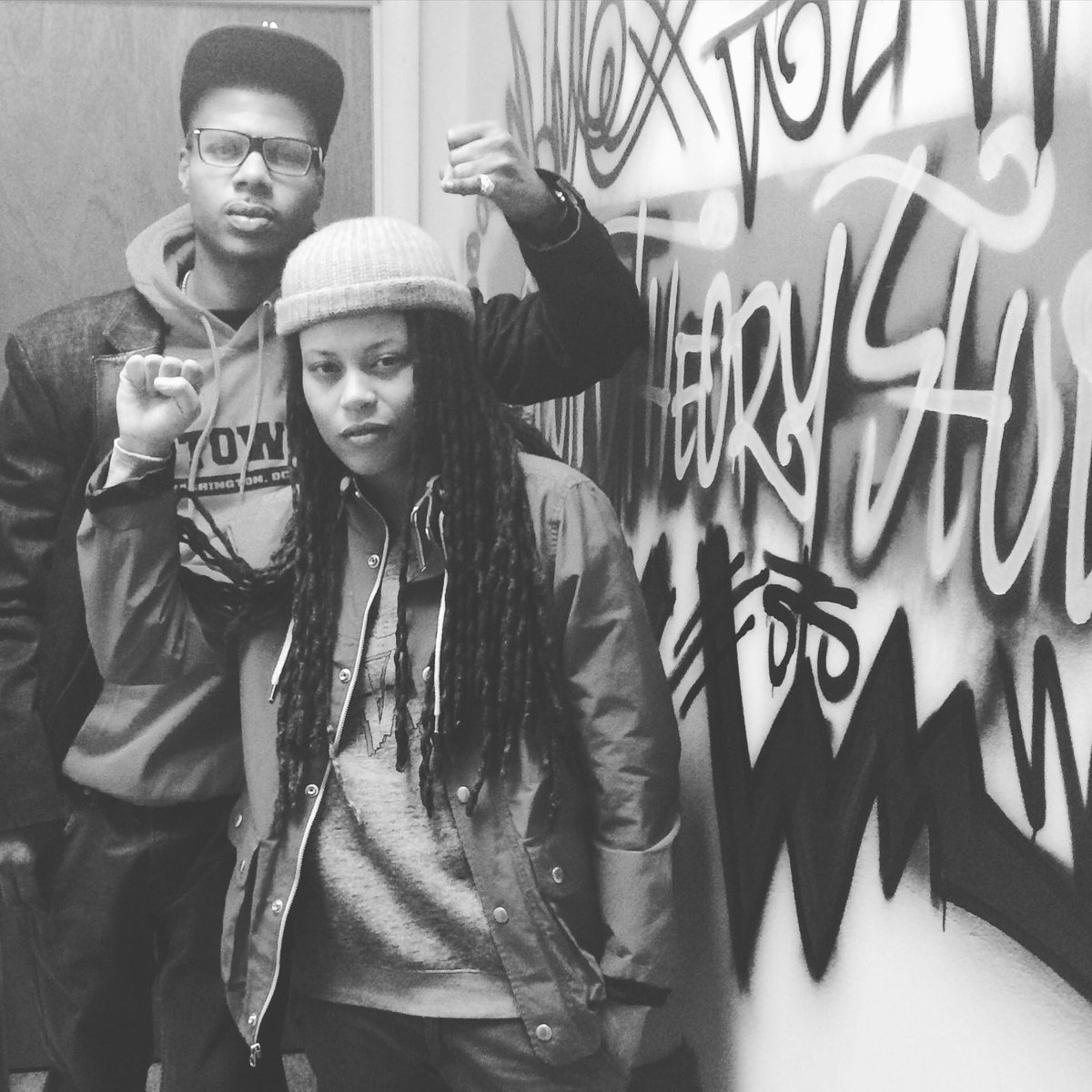 SmoochieBlanco's tweet photo. me & @RocMikey put some A1 sauce on LETS CALL IT BLACK last night.๐ #smoochieblanco #rocmikey #UCB https://t.co/6u4sG9ul4y