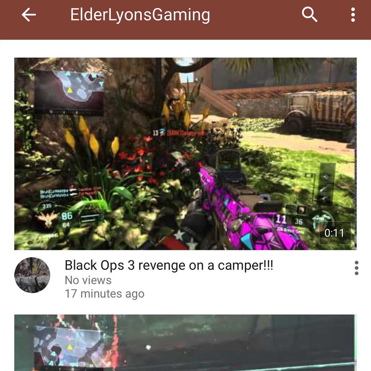 elderlyons101's tweet photo. Couple of new vids in YouTube, only short ones, check em out for a laugh 😬 #cod #blackops3 #ps4 #gamer #gaming https://t.co/bGrcfRcMEx