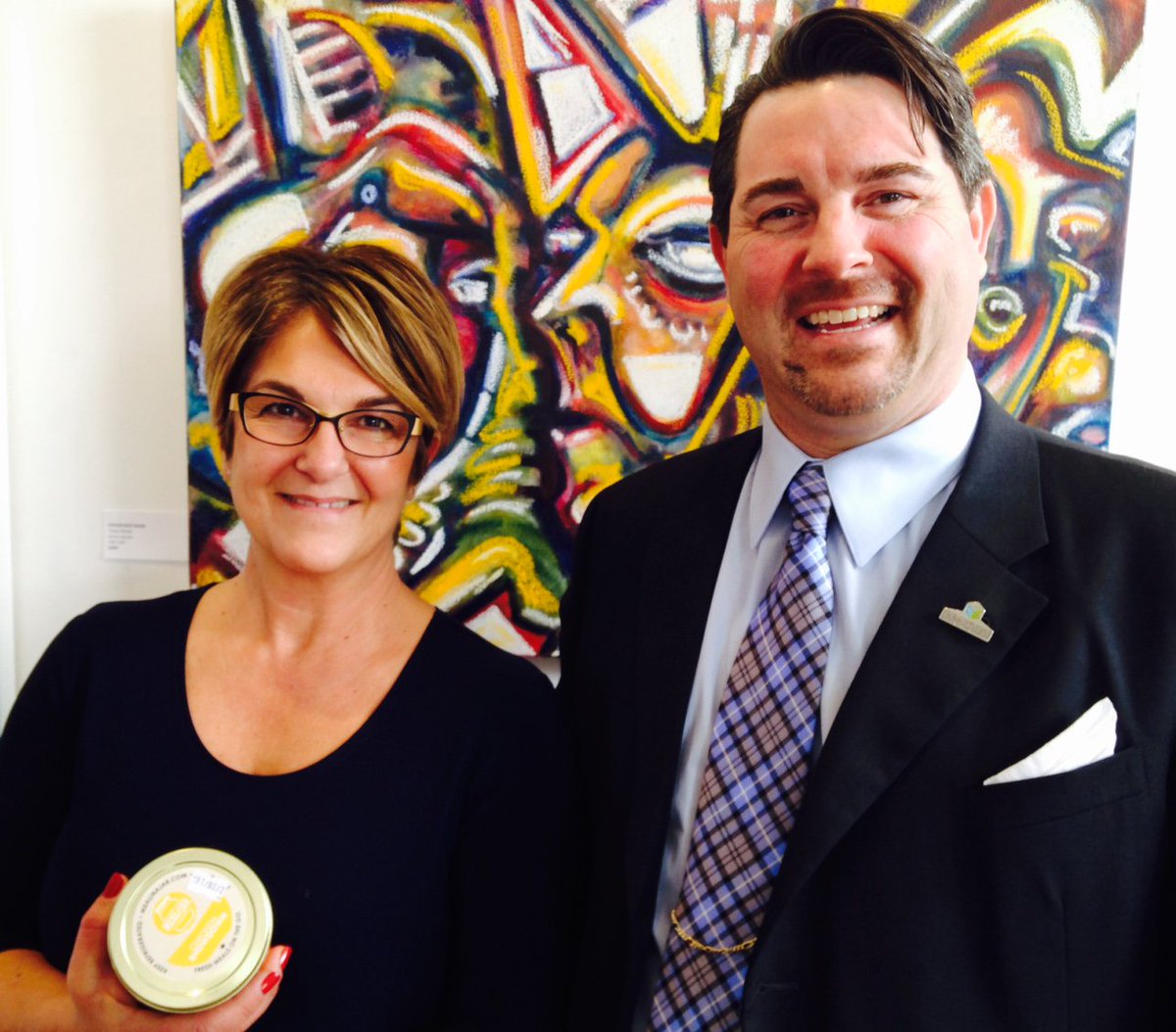 freshmealinajar's tweet image. Thank you @GKWCC &amp;amp; @IanMcLeanKW for featuring MIAJ for lunch at the Art District Gallery in Kitchener #twistthelid