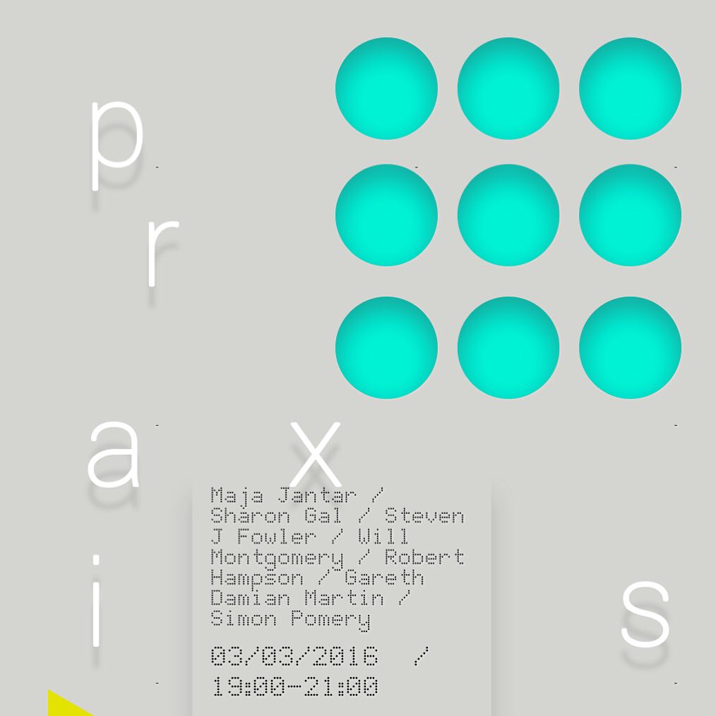 simonpomery's tweet photo. I'm curating @PraxisPoetics @Parasolunit @RHULPoetics @majajantar @stevenjfowler https://t.co/qNwVqkec3H 3rd March. https://t.co/sAKanJUfDZ