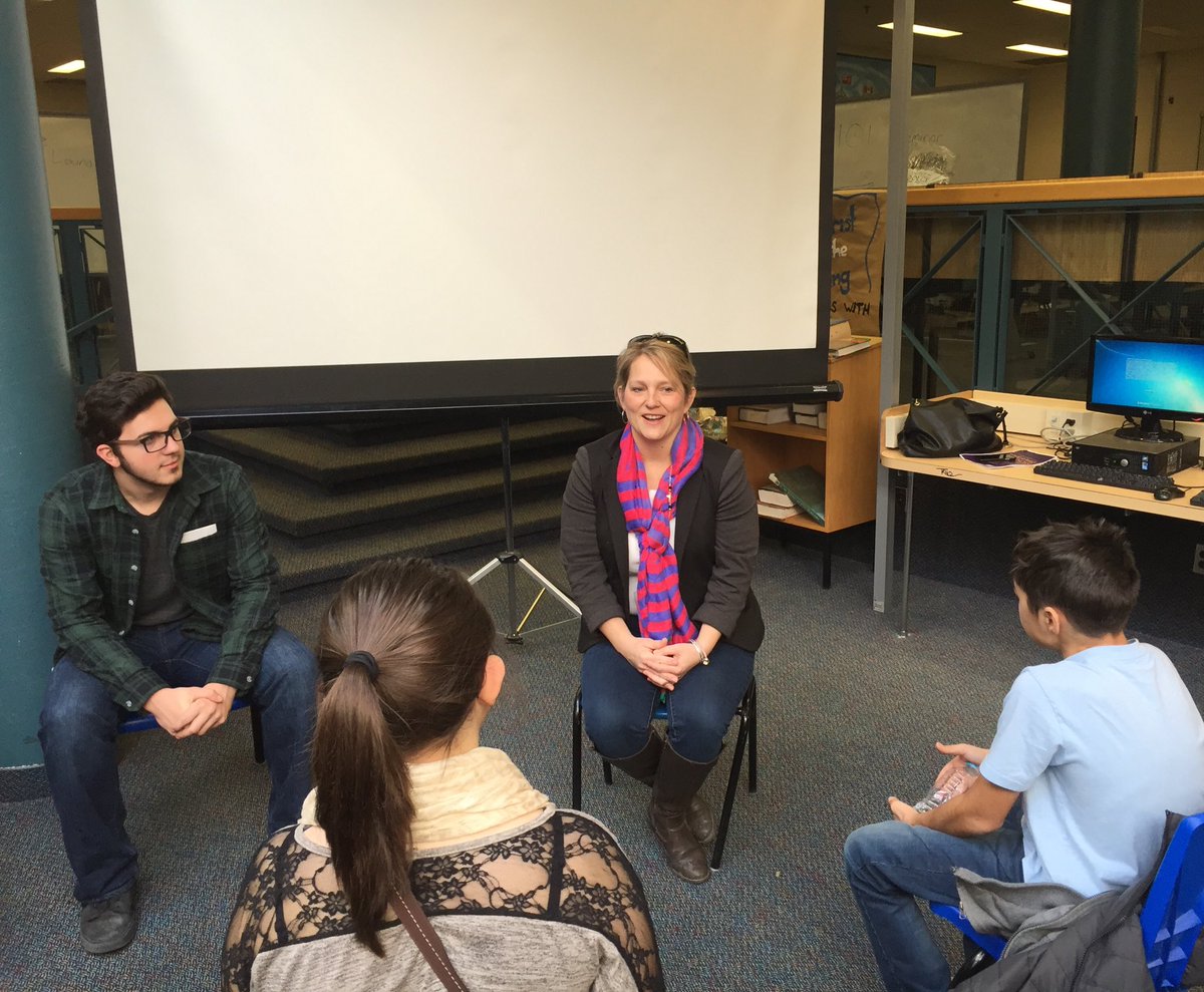 HCDSB's tweet photo. .@HRPS Officer Jodi &amp; guest speakers @HMCYouthProgram share their stories of diversity &amp; acceptance #HCknowmystory https://t.co/98OJ1B7nc0