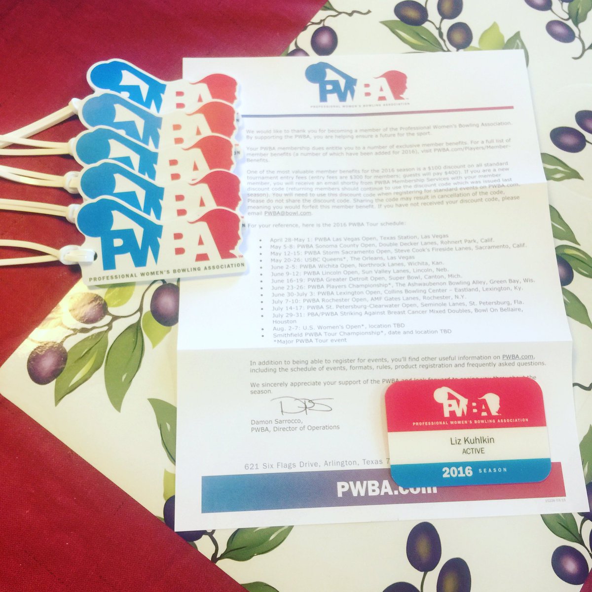 liz_kuhlkin24's tweet photo. How awesome is it to become a professional in the sport you love? #SoBlessed #PWBA #LetsMakeSomeMoreMemories https://t.co/zYTR3qSJz1