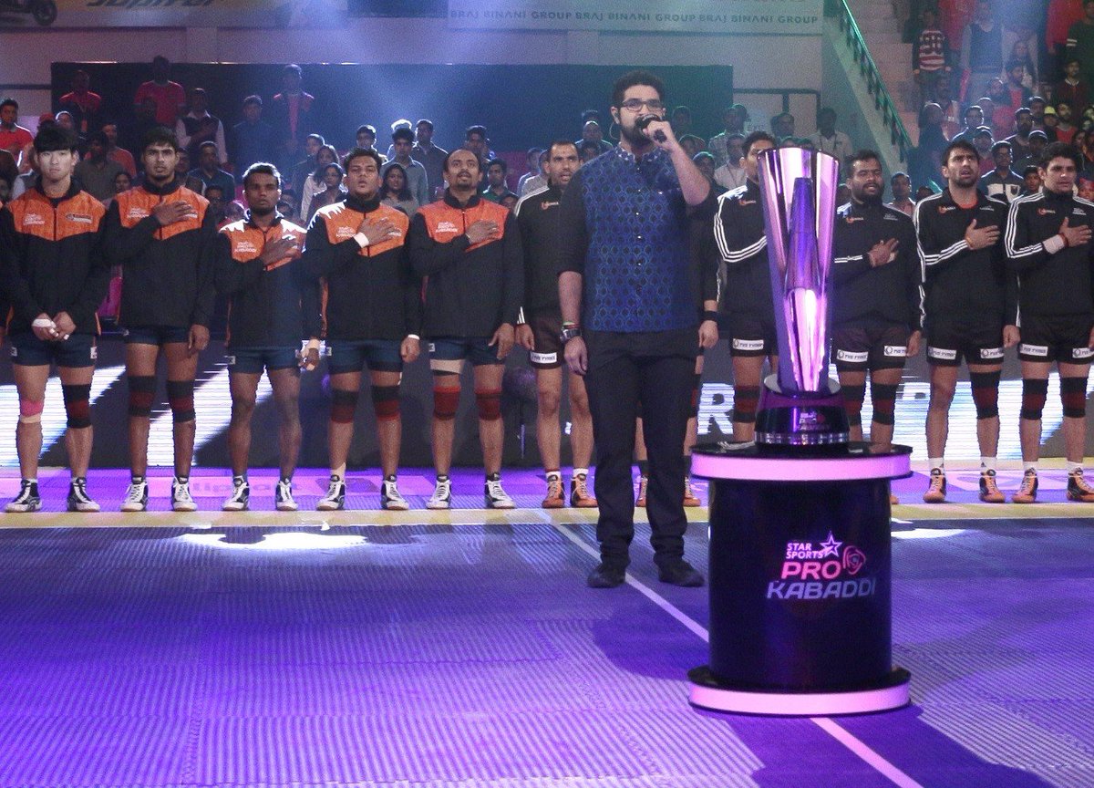 ProKabaddi's tweet photo. Check out the best moments from the night, as @U_Mumba and @PatnaPirates scored wins in #ProKabaddi. https://t.co/h04ujDsLlp
