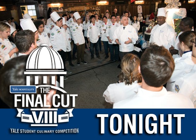 Tonight is the 8th Annual Yale Student Culinary Competition. Cheer on your college! #yalefinalcut #yalehospitality