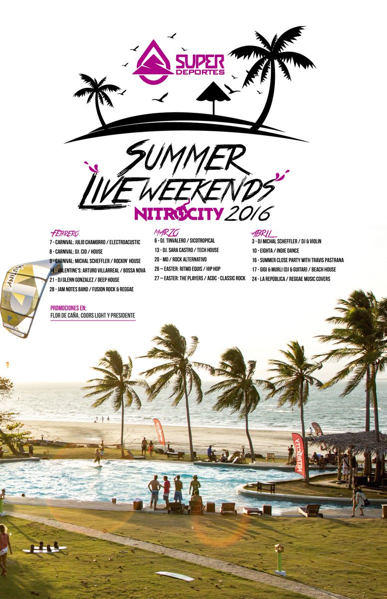 NTYResort's tweet photo. Vive los Summer Life Weekends Nitrocity @SuperDeportes @SubaruPanama @yamaha_panama @ron_flordecana @RBSuggaBugga https://t.co/YQ7ojaGMsu