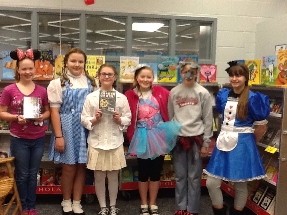 GISbooknerd's tweet photo. Dress as favorite book character day! #gcscpride #success4gis https://t.co/gGtDmJn5ar