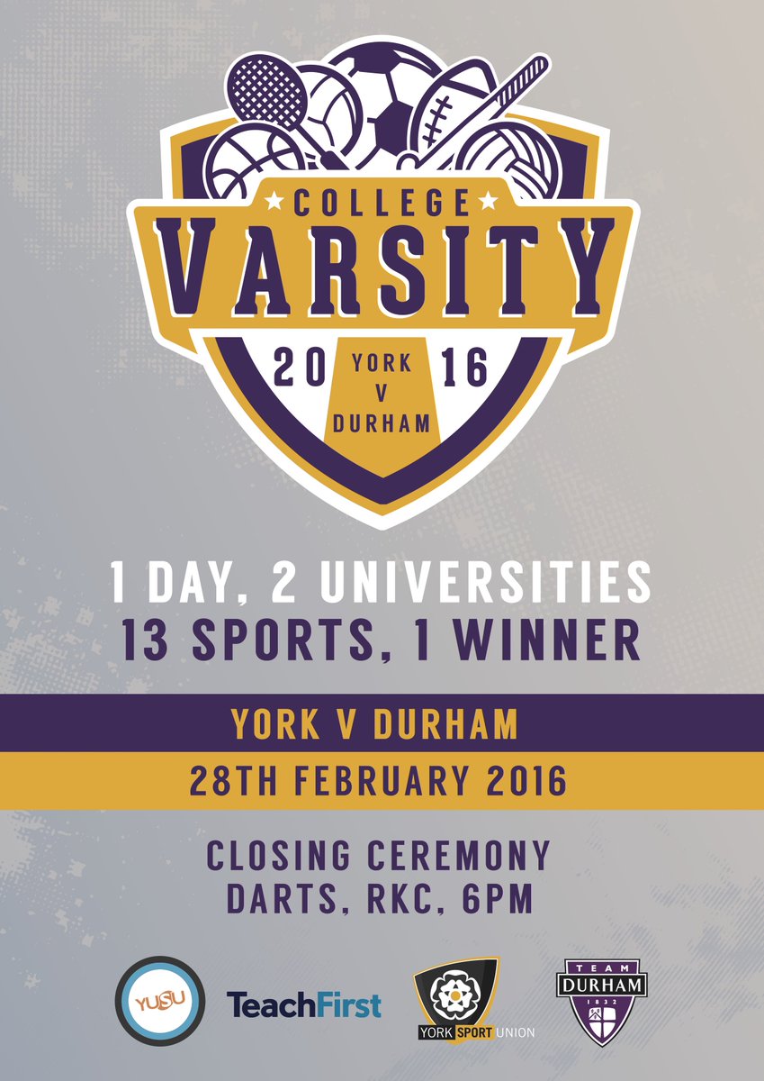 ***5 DAYS TO GO**
#CollegeVarsity16 #LetTheGamesBegin