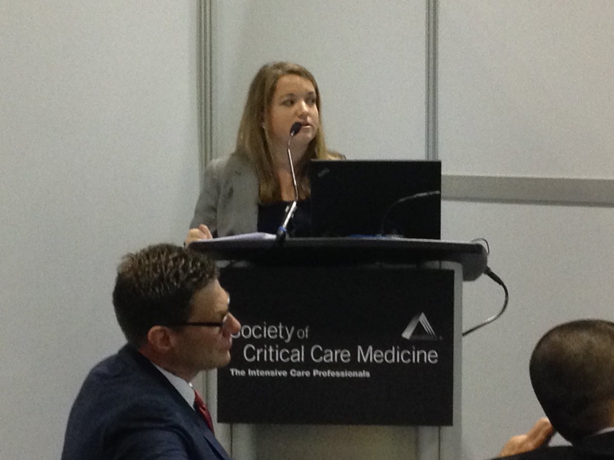 #ccc45 way to go Ashly Nealon from Johns Hopkins SICU