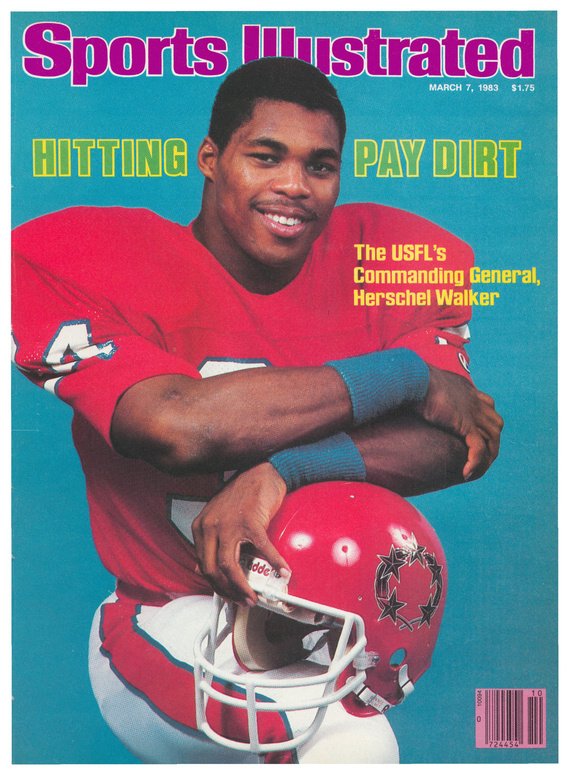 Super 70s Sports on X: 'Today in 1983, Herschel Walker signs a 3-year, $5  million contract with the USFL's New Jersey Generals.   / X