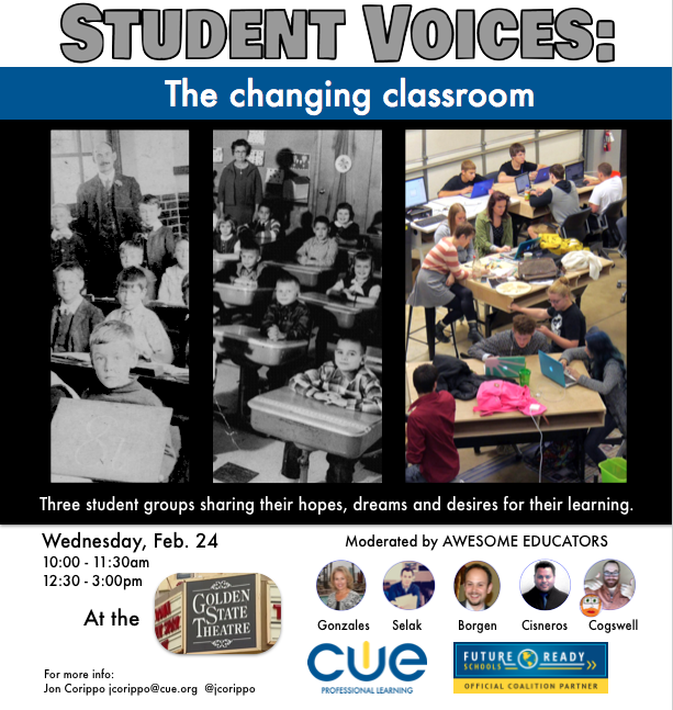 TheTechProfe's tweet photo. Kicking off #CISC16 tomorrow with the Student Voices Panel! #ACSA #SATChat #EdLeader21 #EdLeadership https://t.co/zdXOhLhTh8