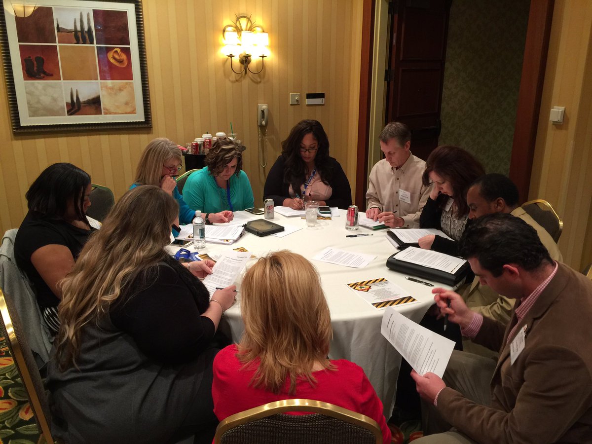 JulieThannum's tweet image. Great turnout of #schoolpr pros for this afternoon's School Crisis Tabletop Session #TSPRA16 #PRFit