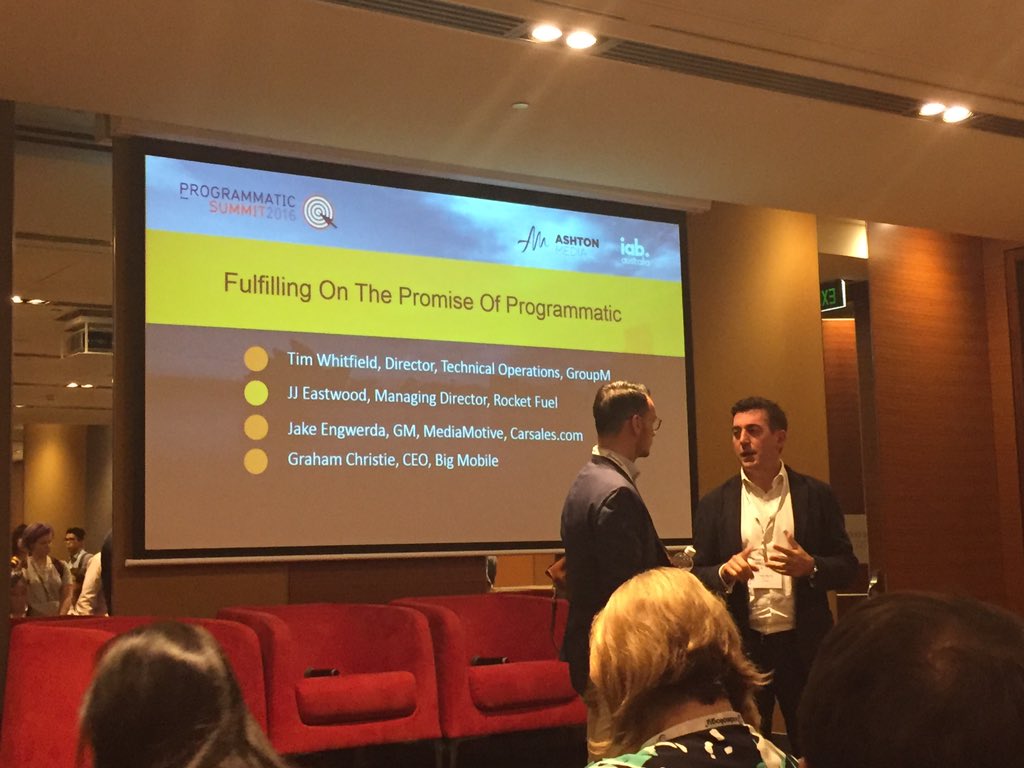 Adslot's tweet image. Next up! #programmatic16