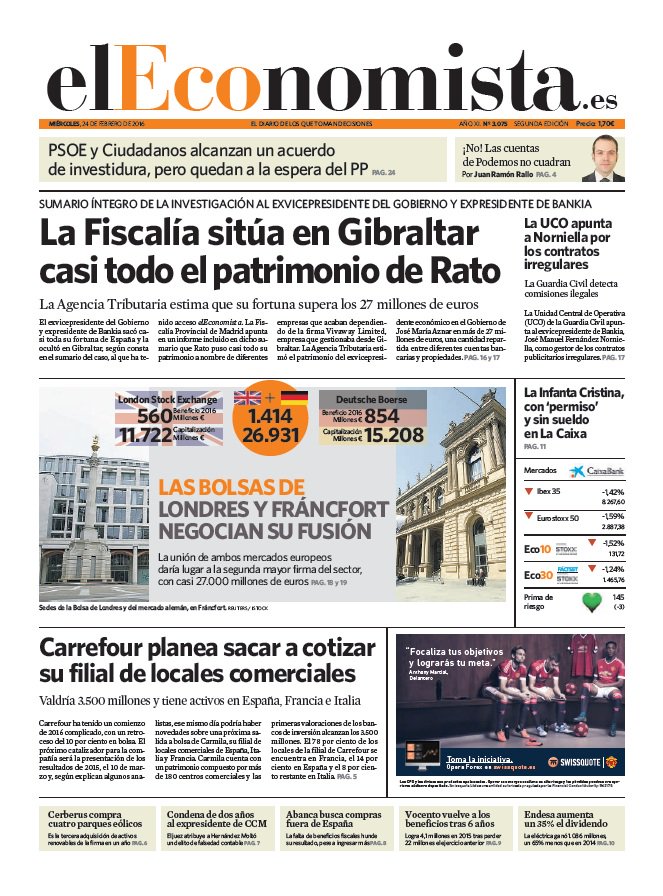 elEconomistaes's tweet photo. #PortadaeE | Y así abrimos este miércoles https://t.co/UqyoIwflcC https://t.co/P9PozCqj58