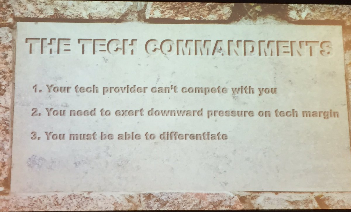 Bloka1's tweet image. The &quot;Tech Commandments&quot; according to @seaoz from @AppNexus #programmatic16