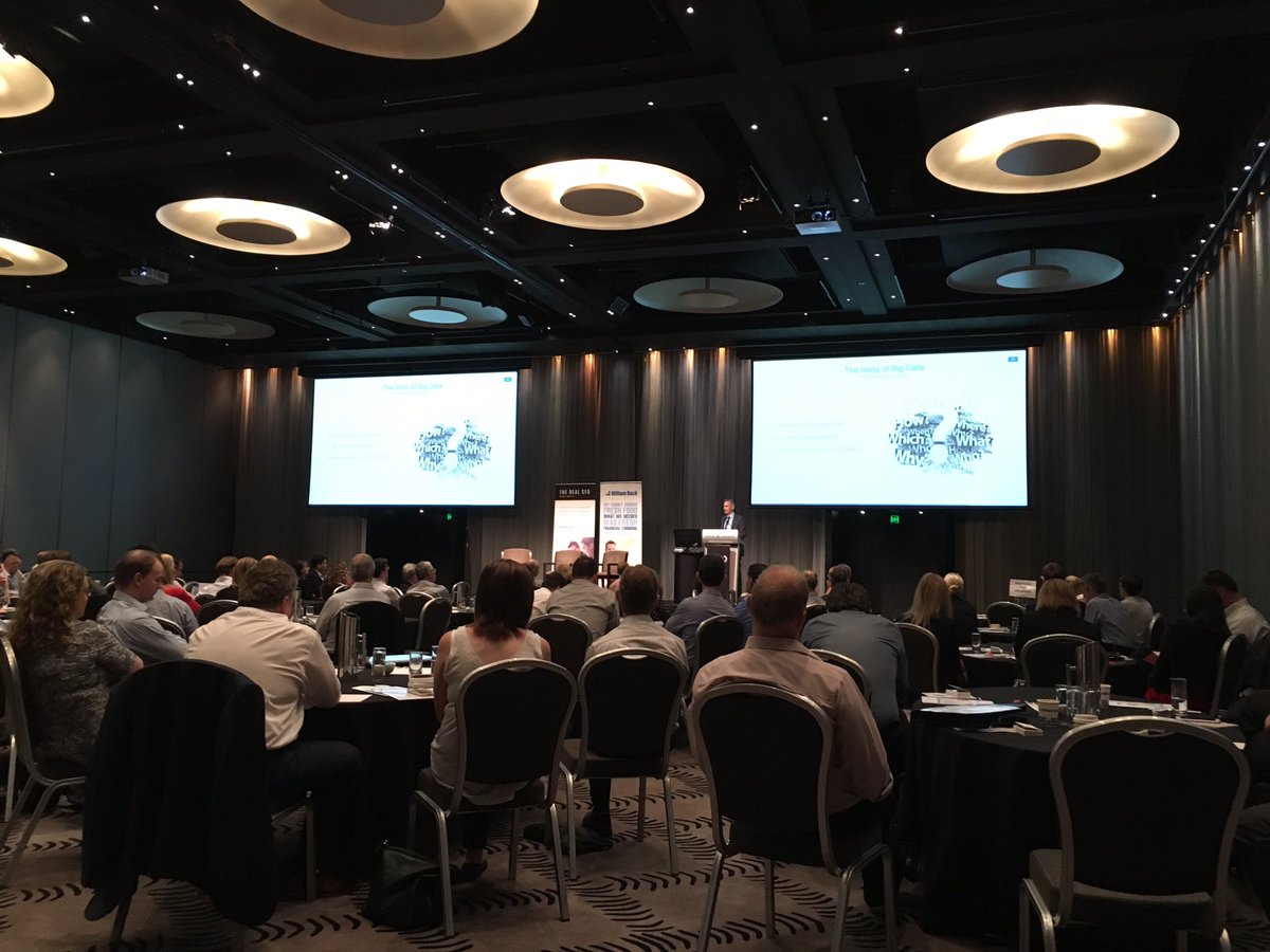 AnthonyPronto's tweet photo. Great presentation on analytics and big data.Come and talk to #ProntoSoftware at our stand #CFOSymposium @cfoseries https://t.co/eHrT9KSZ4T