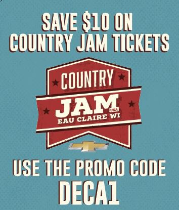 UWEC_DECA's tweet photo. Need tickets to Country Jam?!?Use our code #DECA1 and save today! #DECA #CountryJam @CountryJam #uwecCOB https://t.co/3IxUJv5tvX