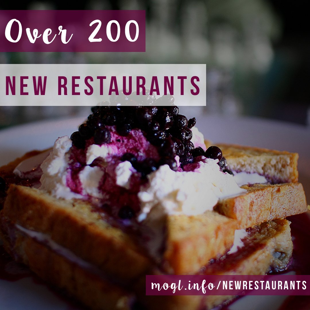 Over 200 restaurants have been added in MORE cities across the United States! Head to mogl.info/newrestaurants!