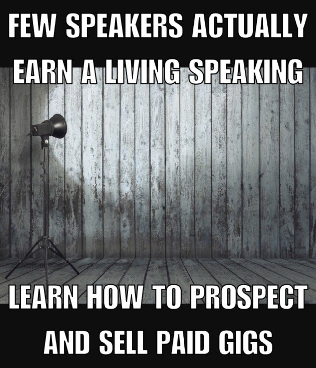 GetSpeakingGigs's tweet photo. Learn how to prospect and sell paid gig. #professionalspeakers #speaking https://t.co/f9j3uEXR4z https://t.co/CwTYALUftZ