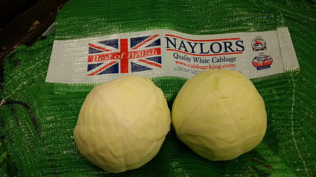 naylorsfarm's tweet image. White Cabbage prices stable in the UK and Europe, Red Cabbage very short and high prices, #kingston22W #whitecabbage