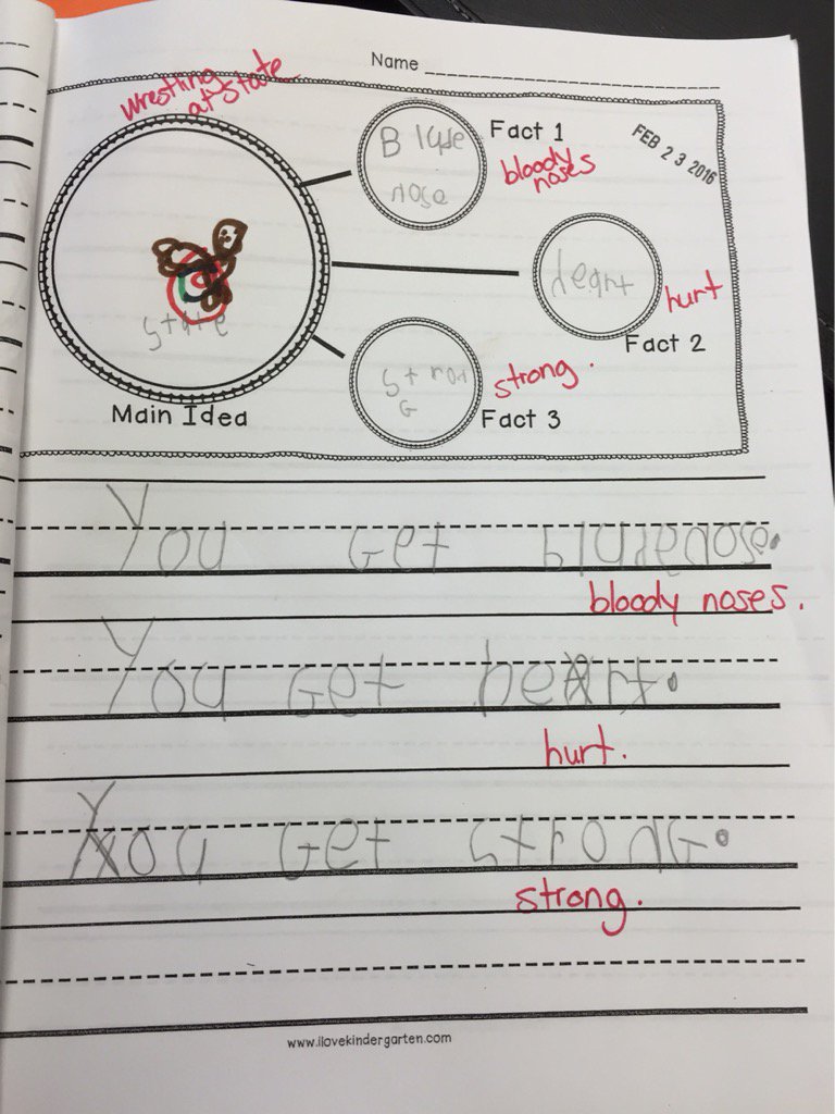 GilbertElem's tweet photo. What one Gilbert kindergartner has to say about wrestling. #gilbertpride https://t.co/9aWCzl35rM