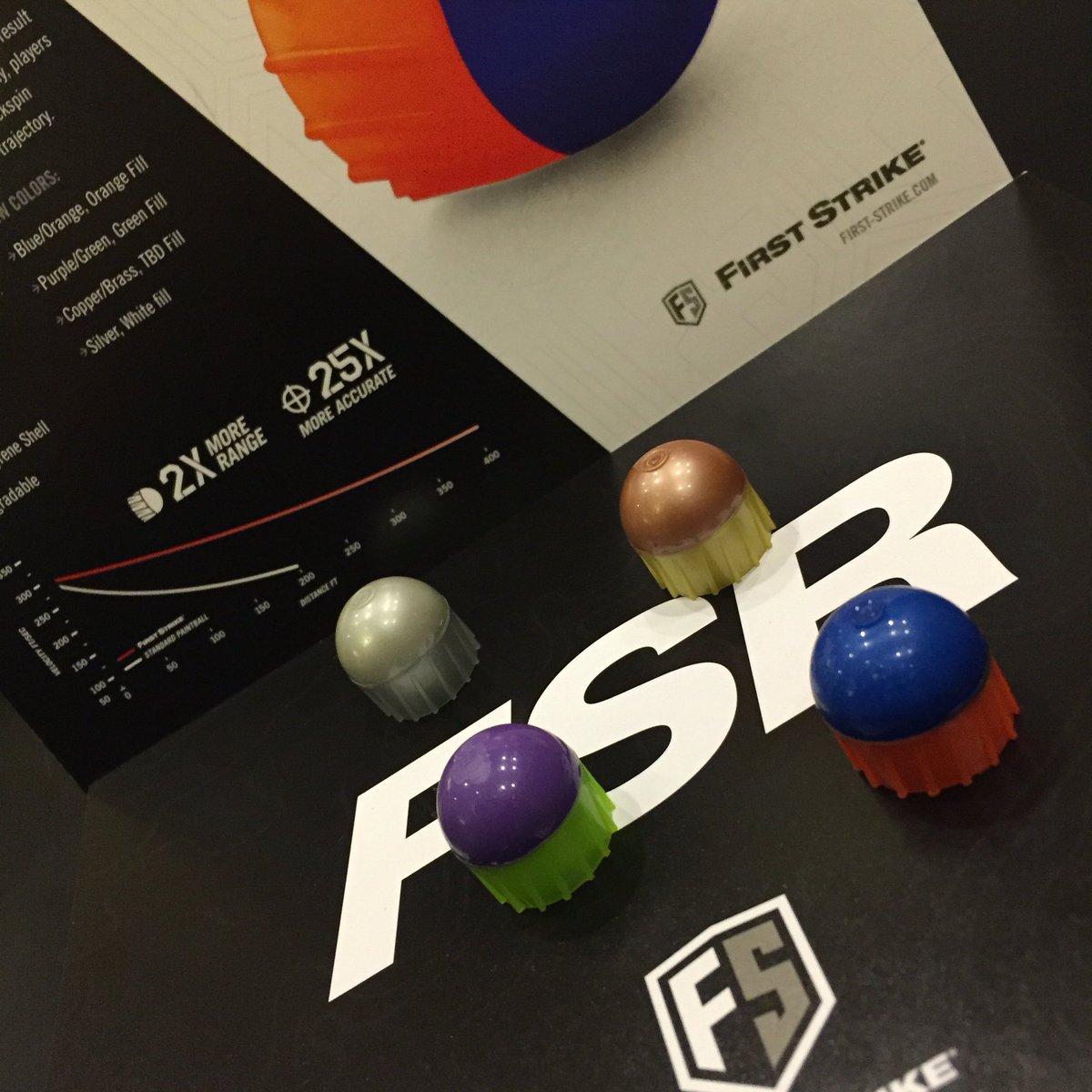 FirstStrikeFS's tweet photo. We are here with some new FSR. We like the hulk color option!#FirstStrikePaintball #FirstStrikeRound https://t.co/FbkDiSjn8I