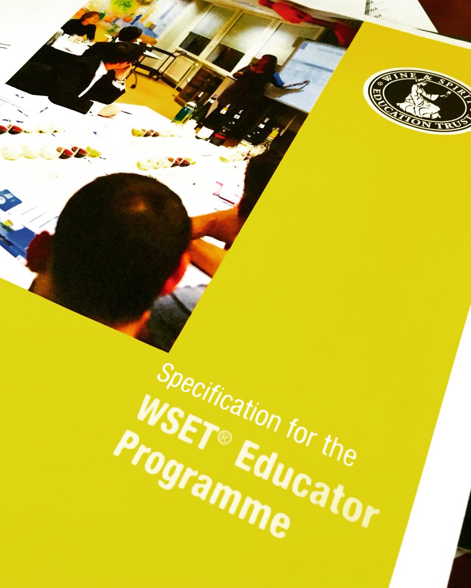 TheWalkingGrape's tweet photo. It's happening! WSET Educator Programme. @WSETglobal @WSETintl @WSETuk https://t.co/A8StBZQu2n