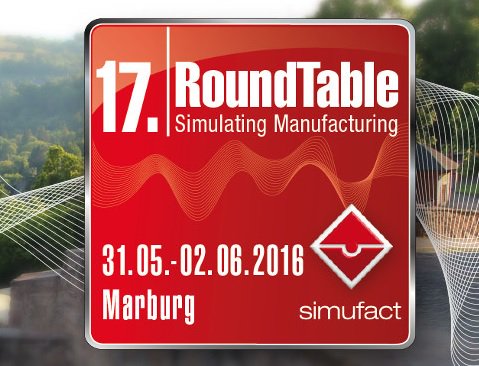 UMFORMtechnik's tweet photo. #Simufact 17. Round Table Simulating Manufacturing, Marburg 31.05 - 02.06.2016: https://t.co/Rh66o5ulY9 #Fachtagung https://t.co/bZgS3lmpjb