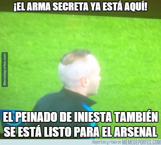 memedeportes's tweet photo. El curioso corte de pelo de Iniesta  https://t.co/nWlU4qHUW7 https://t.co/VxcTSFe2de