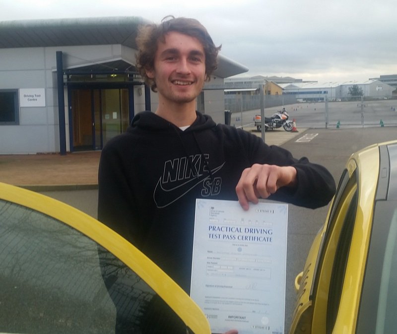 UKIntensive's tweet photo. Alexander O'Callahan passes first time.  #intensivedrivingcourses #drivingschool #drivinglessons #Norwich #learn https://t.co/zr4PIeFMYX