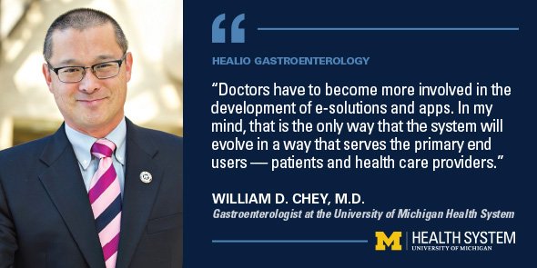 Michigan Medicine (@umichmedicine) on Twitter photo The Digital Doctor <a href="/HealioGastro/">Healio Gastroenterology</a> interviews Dr. William Chey on technology and GI: umhealth.me/1XKXzOj The Digital Doctor <a href="/HealioGastro/">Healio Gastroenterology</a> interviews Dr. William Chey on technology and GI: umhealth.me/1XKXzOj