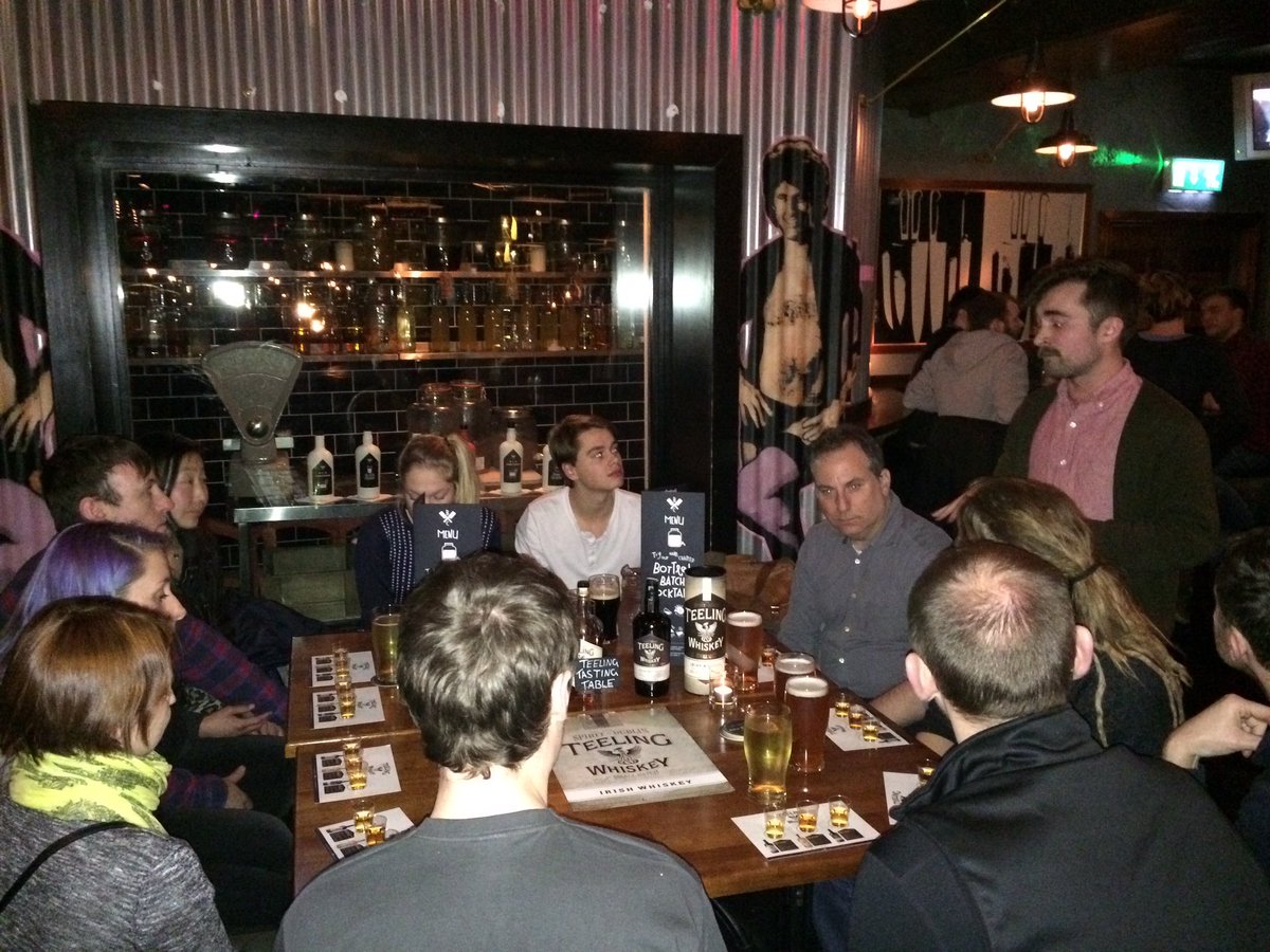 TeelingWhiskey's tweet photo. Preach!! The #TeelingWhiskey gospel according to @GabCorcoran #TeelingTuesday in full flow @BullandCastle https://t.co/cawZmHaGBf