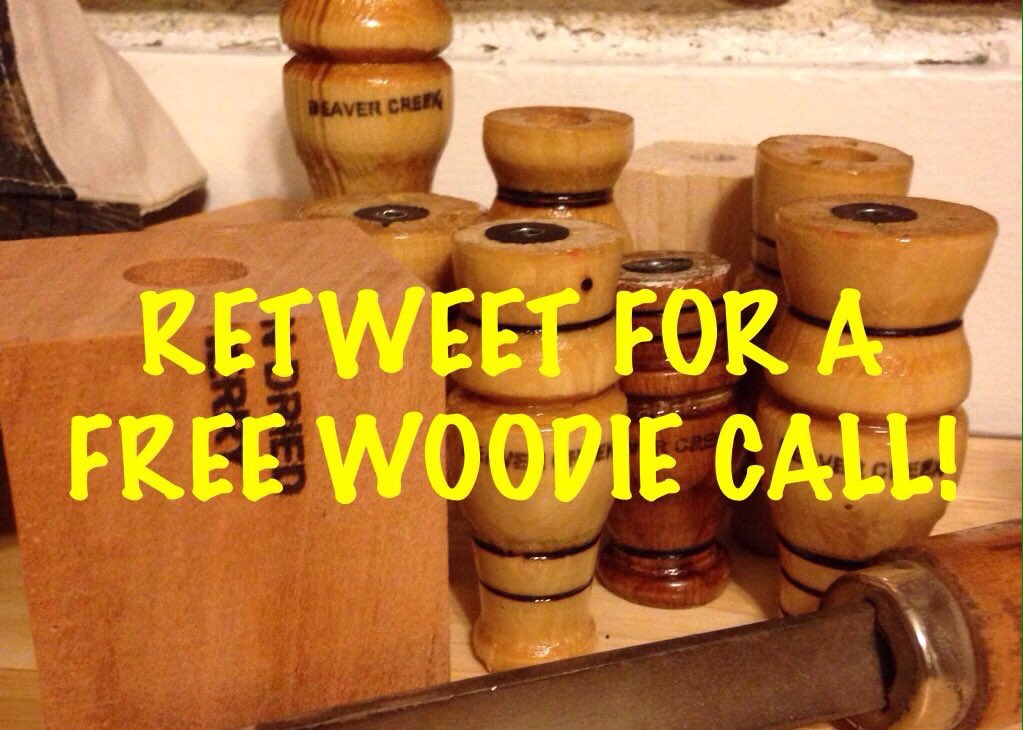 BeavrCreekCalls's tweet photo. RETWEET for a coupon for a free wood duck call with your order from https://t.co/aGi0XY2PcA https://t.co/jEHhaebqmu