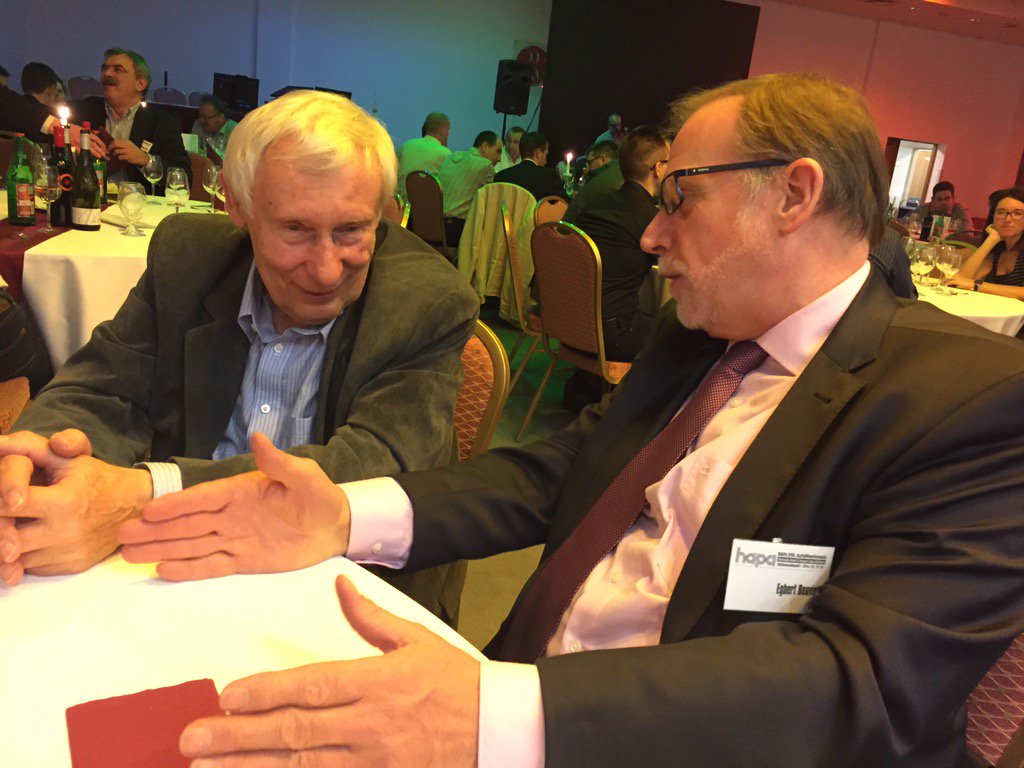 CarstenKarcher's tweet photo. #EgbertBeuving and #JiriFiedler discussing at #HAPA2016. Thank you #TiborVeress for inviting @eapa_org and me! https://t.co/1DZOCOXJAn