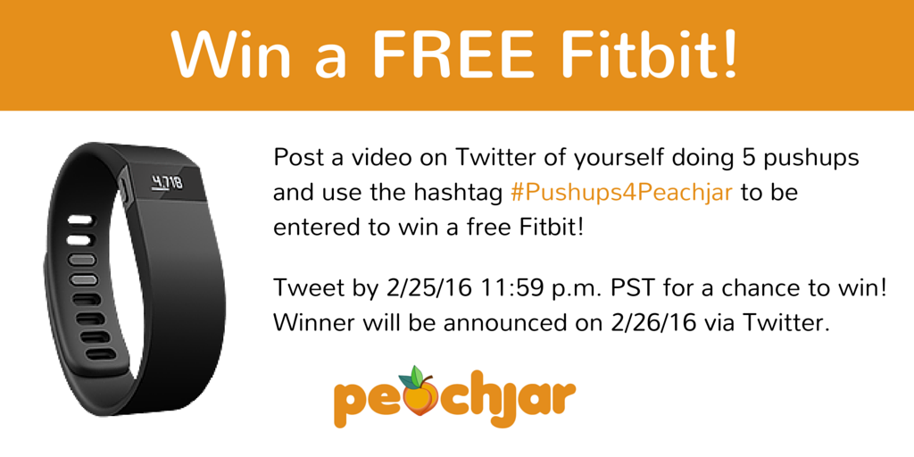 PeachjarInc's tweet image. Tweet a video of yourself doing 5 pushups at #TSPRA16 w/ #Pushups4Peachjar for a chance to win a Fitbit! #PRFit