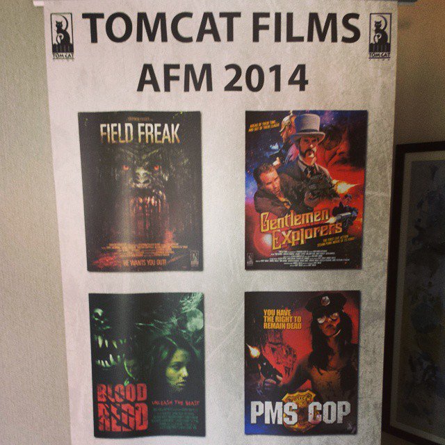 watchcoolmovies's tweet photo. #TBT TomCat Films at #afm2014 #Tedchalmers #mockbusters #scififun #sexyhorror https://t.co/1oZHA62p3T