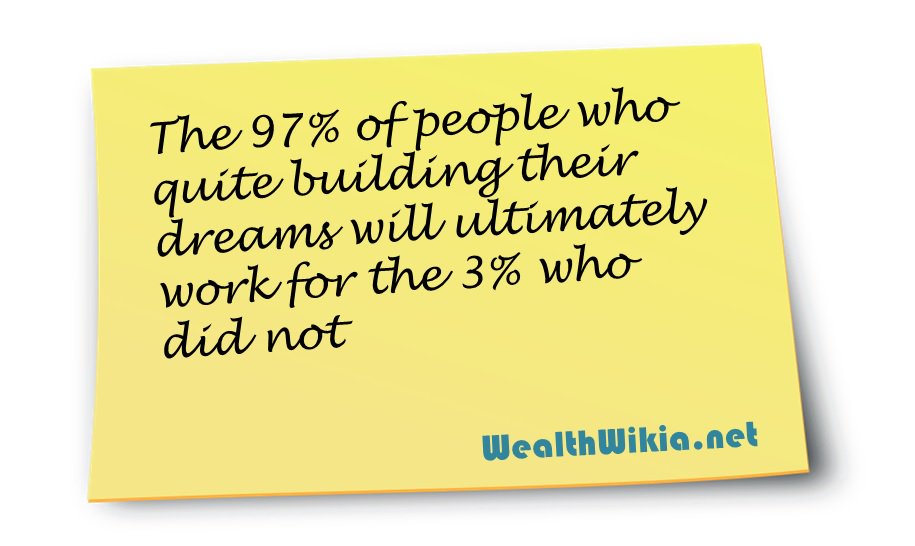 wealthwikia's tweet image. Success is just another step away, don&apos;t turn back now.