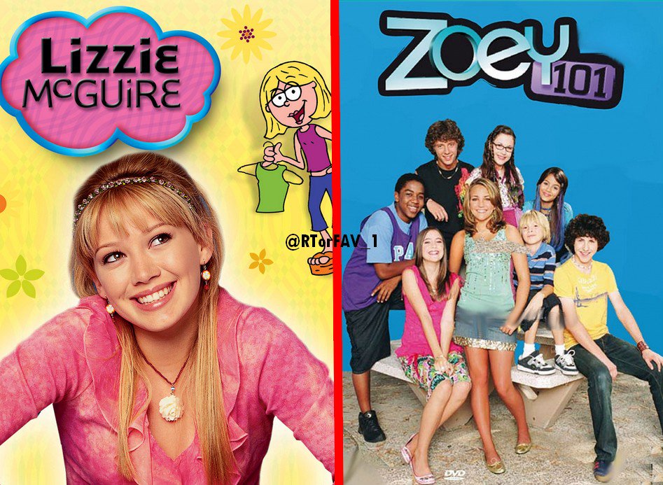 REQUESTED 
RT for Lizzie McGuire 
LIKE for Zoey 101
