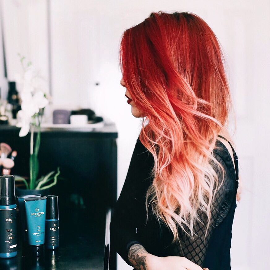StylishBloggers's tweet photo. Forever into fire hair and keeping it vibrant with the new @ritahazan #truecolorcollection #weeklyremedy #triplethr… https://t.co/kh9WD4Ggoz