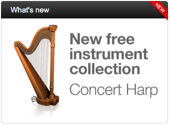 ikmultimedia's tweet photo. FREE for registered users - New Concert Harps now included in #Miroslav #Philharmonik 2 https://t.co/M9x36Pe9wu https://t.co/Ta6A86wwM4