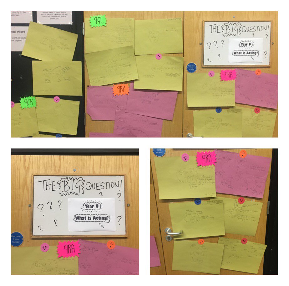 Giant concept map allowing yr9 to build knowledge over entire SOW. Adding to it each lesson! #ukedchat