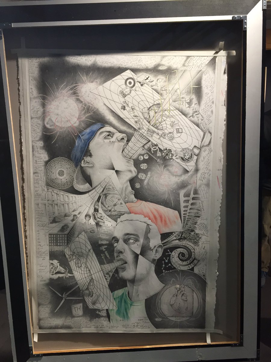 williefcaldwell's tweet photo. Some amazing student work at the UR visual exhibition! #ourvt @OurVt https://t.co/aP9fhyjgpk