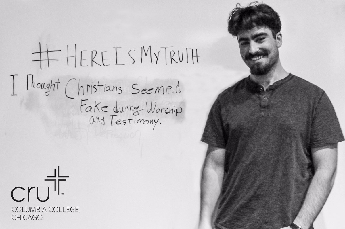 CruColumbia's tweet photo. Part of the #HereisMyTruth campaign, current Cru members will share their whole truth. https://t.co/6z7uMj3qx7